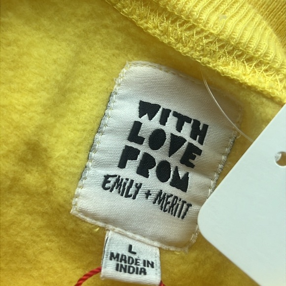 With Love from Emily + Meritt ~ Yellow Seas the Day Sweatshirt ~ Large - Picture 6 of 17